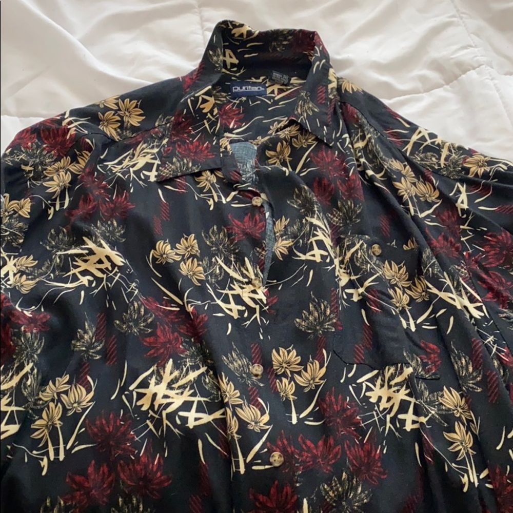 Vintage Puritan Hawaiian Button Down Shirt